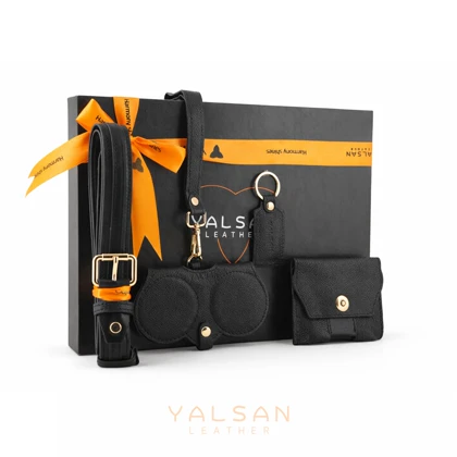 ست مینی لاکچری زنانه چرم یلسان مدل سپنتا کد 163-NHL.P-LRN-MDS-MC