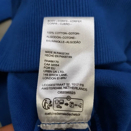 هودی قواره باکسی دورس پنج نخ از standard cloth کد 223