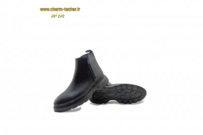 نیم بوت مردانه دوزیپ مدل لوفر چرم طبیعیsi169