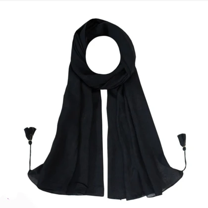 شال زنانه آنالیا مدل ساده مزونی طرح پاییزه