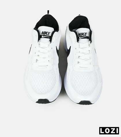 کفش کتانی مردانه و زنانه سفید مشکی Nike guide 10 مدل 4027