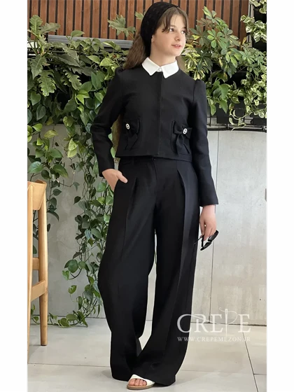 شلوار لینن کجراه پیله دار