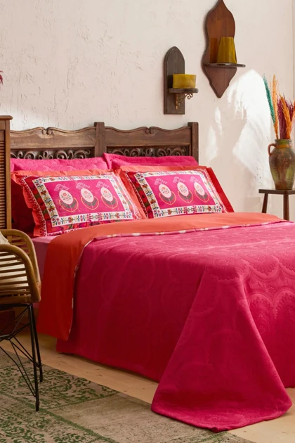 سرویس روتختی دو نفره Karaca Home مدل Nayela پنبه