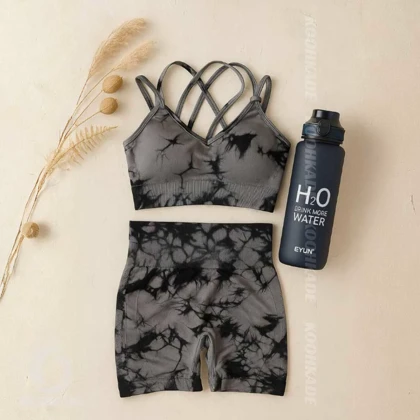 ست نیم‌تنه و شلوارک زنانه 5004