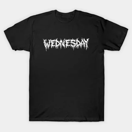 تیشرت ونزدی | تیشرت wednesday طرح Black کد 108960