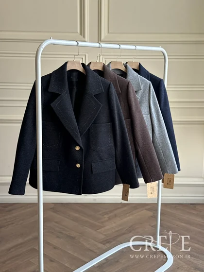 کت کوک دوزی جیب‌دار