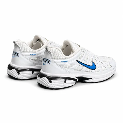 کتانی مردانه مدل رانینگ نایک P6000 سفید آبی NIKE