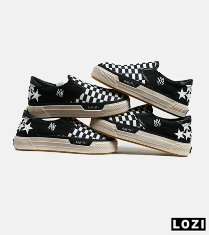 کفش اسنیکرزونس Amiri Stars Checkered مدل 5991