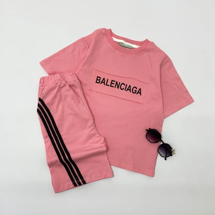 تیشرت شلوارک پسرانه دخترانه بالنسیا