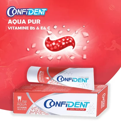 خمیر دندان Aqua Pure کانفیدنت 100 گرم