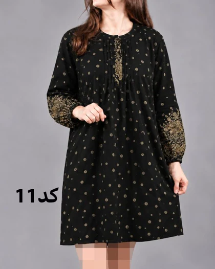 تونیک زنانه طرح اندونزی سایزبزرگ 7630