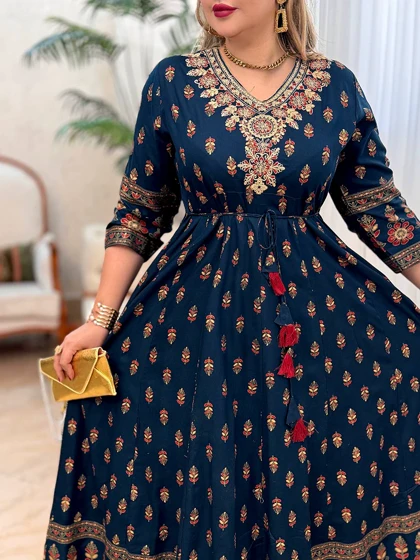 پیراهن هندی رایکا 3473