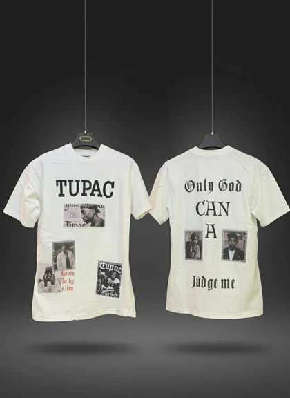 مسترکوالیتیتیشرت باکسی لش سفیدشیری با طراحی خفن پشت چاپ/ فوق‌العاده زیبا و خاص و با کیفیت