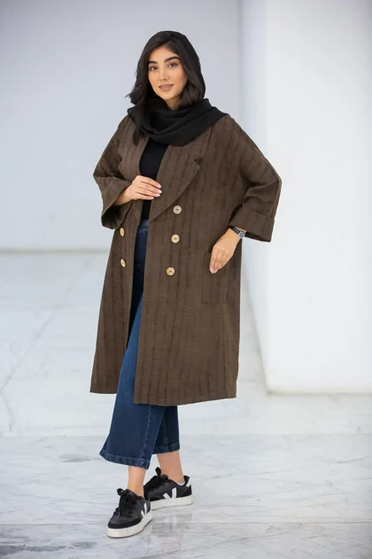 مانتو شنل بلند غزال