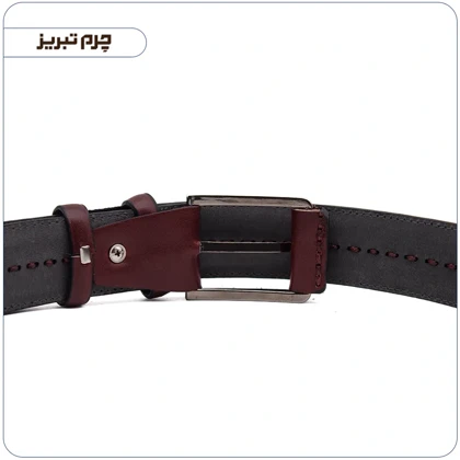 کمربند چرم اصل دست دوز کد C600