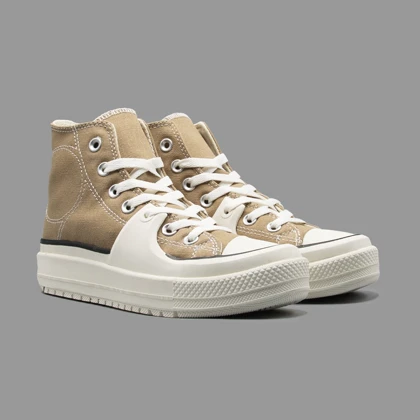 کانورس کانستراکت خاکی ساق‌دار Converse Construct Khaki Hightop