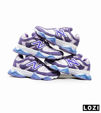 کفش کتانی زنانه بنفش آبی NEW BALANCE 9060