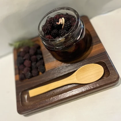 شمع مربای توت فرنگی و شمع مربای شاتوت