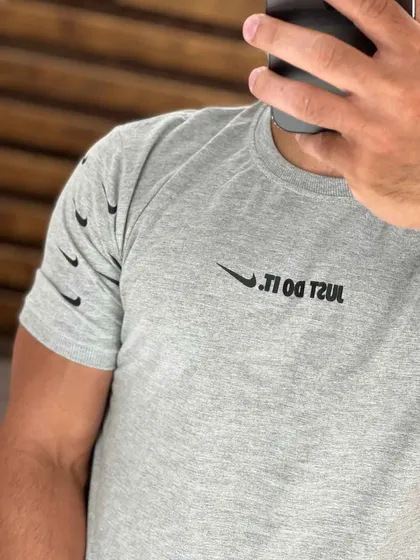 تیشرت یقه کشبافت NIKE