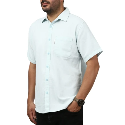 پیراهن آستین کوتاه بیسکوییتی سیزر مدل 15111792