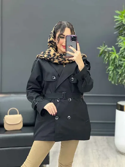 بارانی شش دکمه پشت پاگن