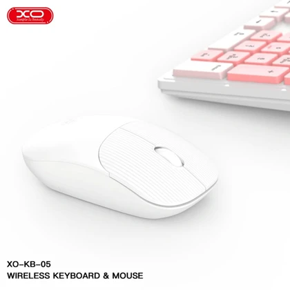 کیبورد و ماوس بی سیم ایکس او مدل KB-05