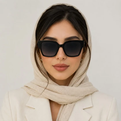 عینک آفتابی تام فرانک مدل TF1019 C01 مشکی