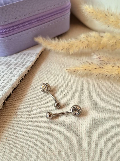 پیرسینگ ناف بیسیک تیتانیوم