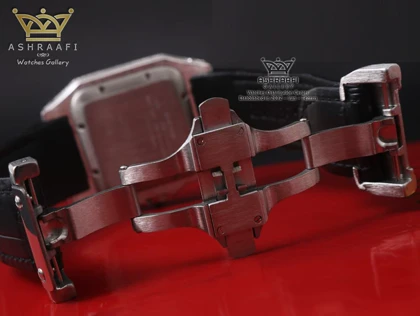 ساعت مچی کارتیه سانتوس دایموند Cartier Santos 100 diamond