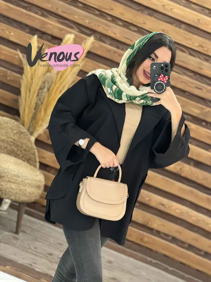 مانتو پانچ آستین چاک