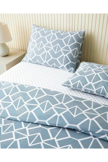 سرویس روتختی دو نفره English Home مدل Triweave پنبه