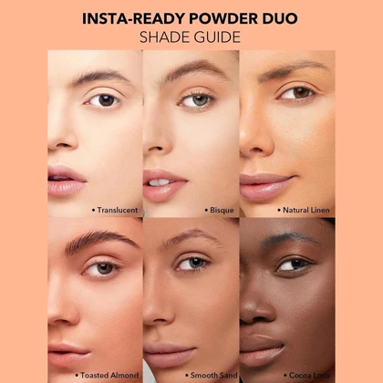 پودر فیکس دوکاره شیگلم SHEGLAM اصل مدل Insta-Ready