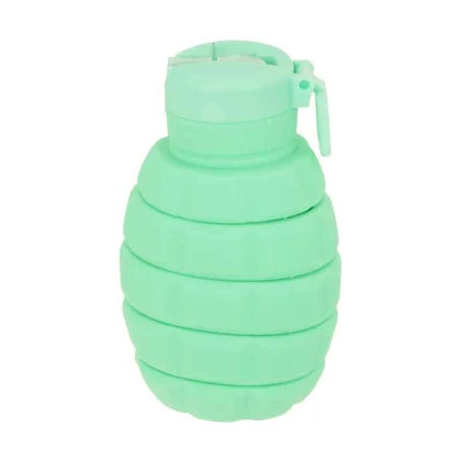 قمقمه سیلیکونی تاشو مدل Grenade ظرفیت 0.5 لیتر