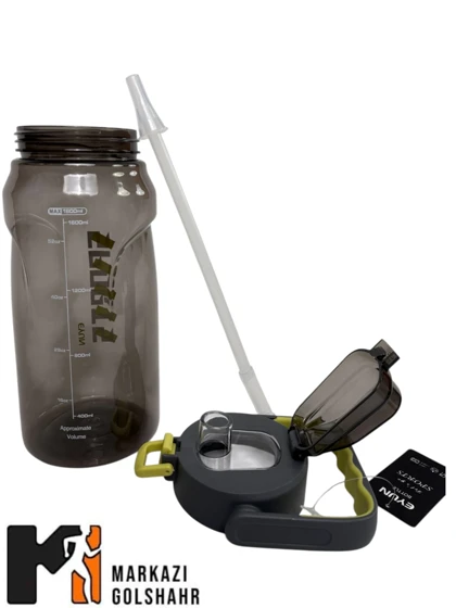 قمقمه ورزشی نی دار 1800 میلی لیتری کد 436