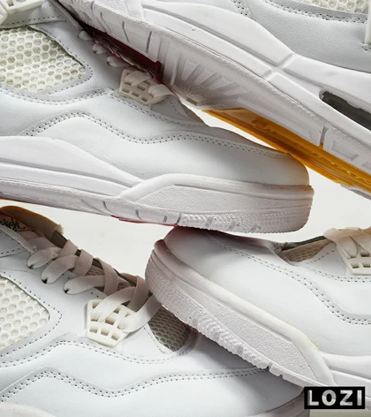 کتانی ساق‌دار مردانه سفید Nike air jordan 4