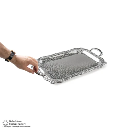 سینی استیل یونیک مدل 4021 سایز 31 * 50 سانت