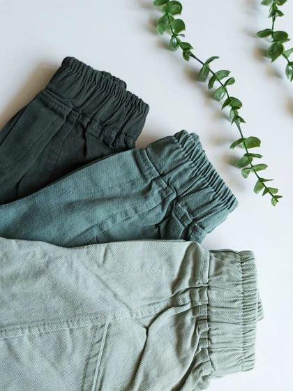 شلوارک های رنگی کتان