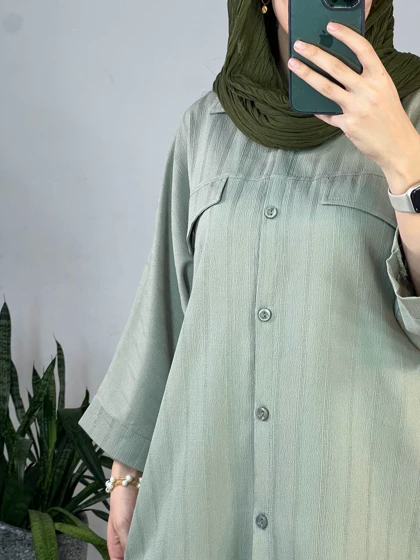 مانتو دکمه دار برکه 6