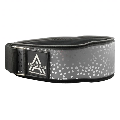 کمربند بدنسازی زنانه دبل ای مدل Heart-404H1176 چسبی طوسی روشن