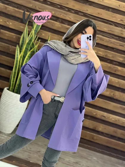 مانتو پانچ آستین دوتیکه