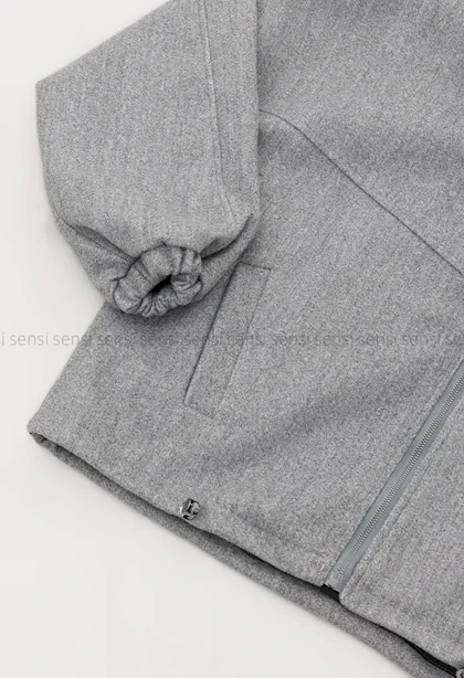 بامبر فوتر جلوزیپ کلاه دار کد1004815