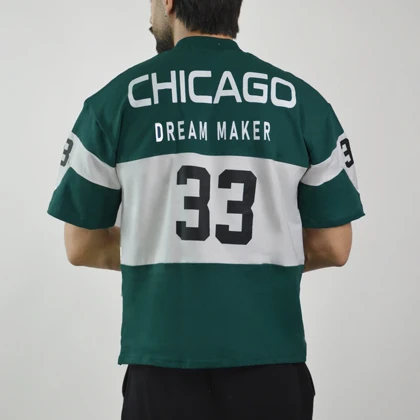 تیشرت اسپرت ریسینگ شیکاگو مدل ZRA-4D0558 کله غازی