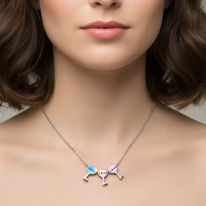 گردنبند دخترانه مدل قلب کلید