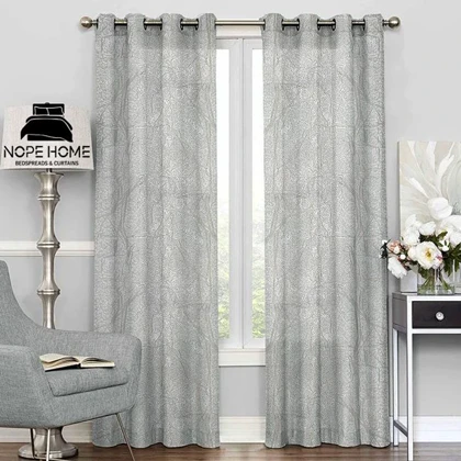 پرده آماده حریر کتان