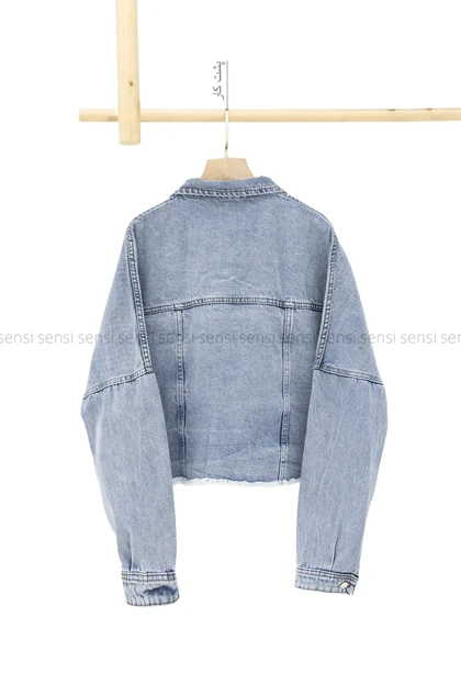 کت جین جیب بزرگ کد1005171