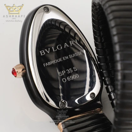 ساعت بولگاری زنانه طرح مار Bvlgari Serpenti Tubogas SP 35 S