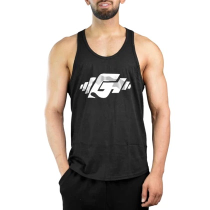 رکابی بدنسازی مردانه G WEAR مدل L-WG چریکی مشکی