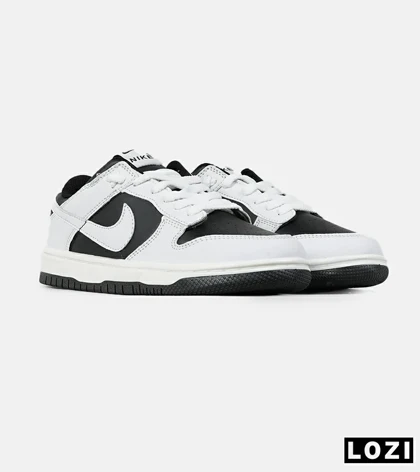 کفش کتانی مردانه و زنانه سفید مشکی نایک NIKE SB Dunk مدل 7535