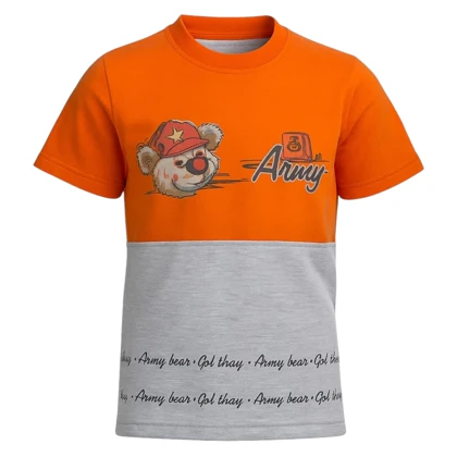 ست تیشرت آستین کوتاه و شلوارک راحتی پسرانه مدل PJ1200