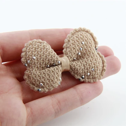 گیره مو دخترانه مدل پاپیون نگینی